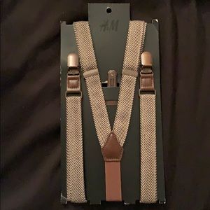 H&M Brown Suspenders